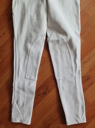 Pantalón Hípica Niña Blanco