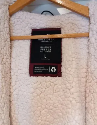 Abrigo Hollister Mujer Burdeos