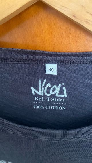 Camiseta Nicolí Talla XS Palmera