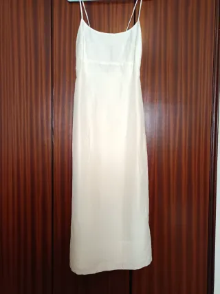 Vestido de Novia Seda Largo