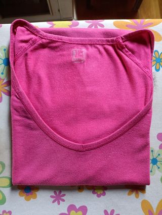 Camiseta deportiva Decathlon rosa T/S