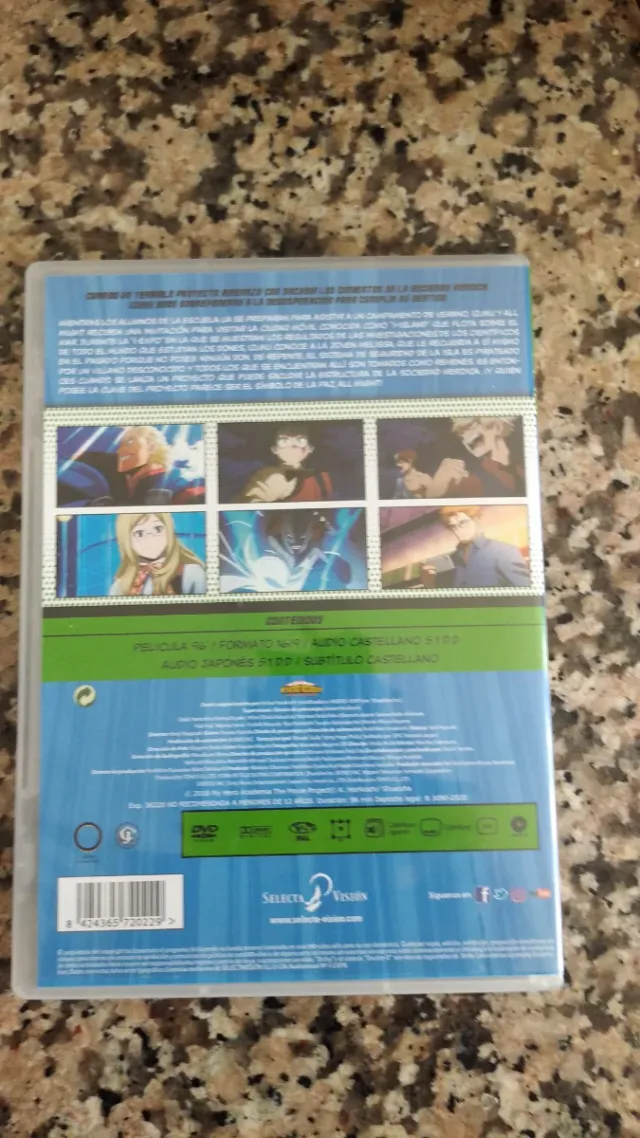 My Hero Academia Dos Héroes DVD
