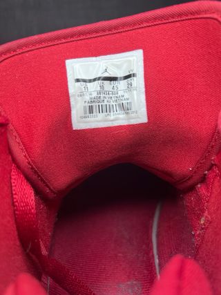 Zapatillas Jordan Rojas Talla 45