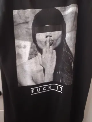 Camiseta negra Fuck It