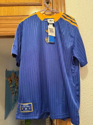 Camiseta Adidas Boca Jrs Terrace Icon Talle S 