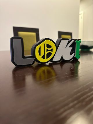 Logotipo 3D Loki