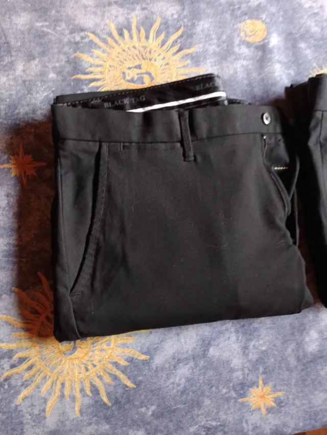2 Pantalones BLACK TAG Negros Hombre