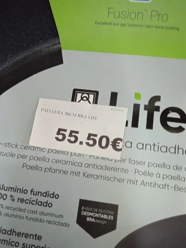 Paellera Life 36cm Antiadherente Cerámica