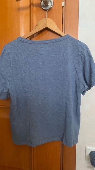 Camiseta Nicoli Smiley Azul Grisáceo