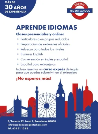 Clases de inglés presenciales y on-line.