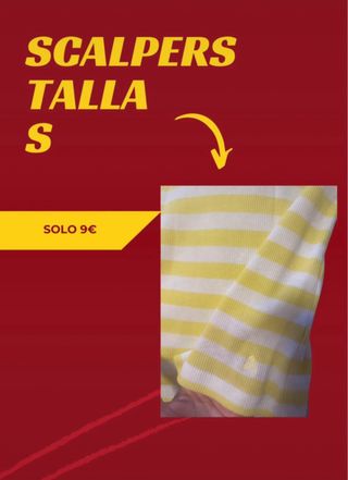 Camiseta Scalpers Rayas Talla S