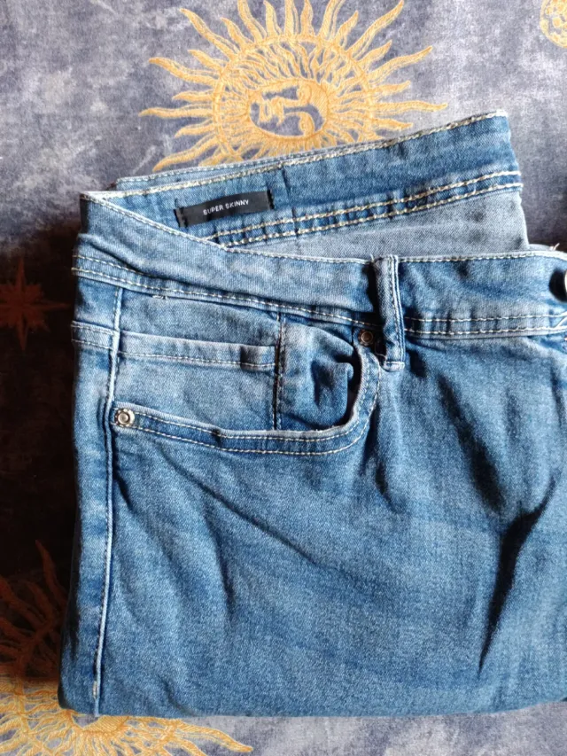 2 Vaqueros Hombre (Azul y Negro)