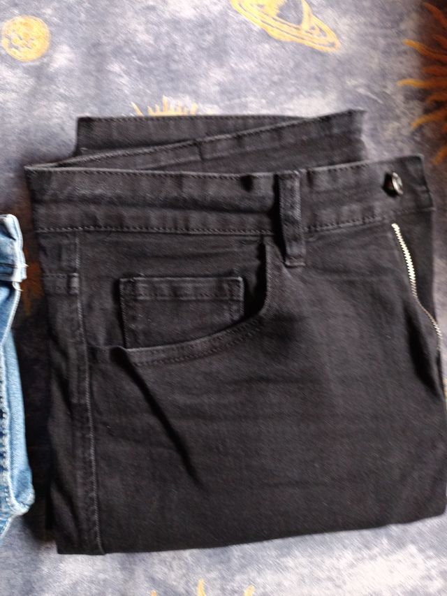 2 Vaqueros Hombre (Azul y Negro)