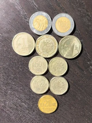 15 Soles de Perú en Monedas