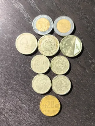 15 Soles de Perú en Monedas
