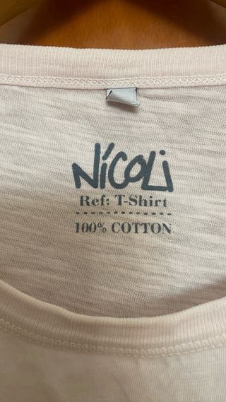 Camiseta Nicoli Fiesta Rosa