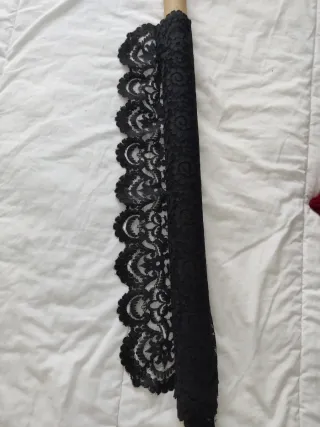 Mantilla de blonda negra
