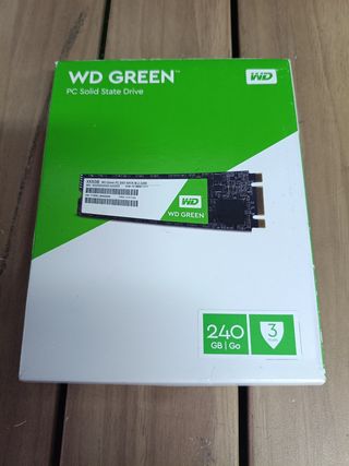 Western Digital SSD M.2 SATA III de 240 GB, Verde