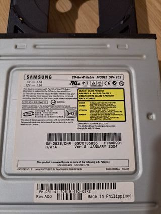 Masterizzatore CD Samsung SW-252 – Non testato