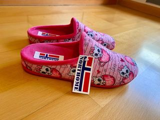 Zapatillas de casa mujer/niña Northome Gatitos T37
