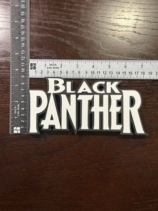 Logo Black Panther 3D