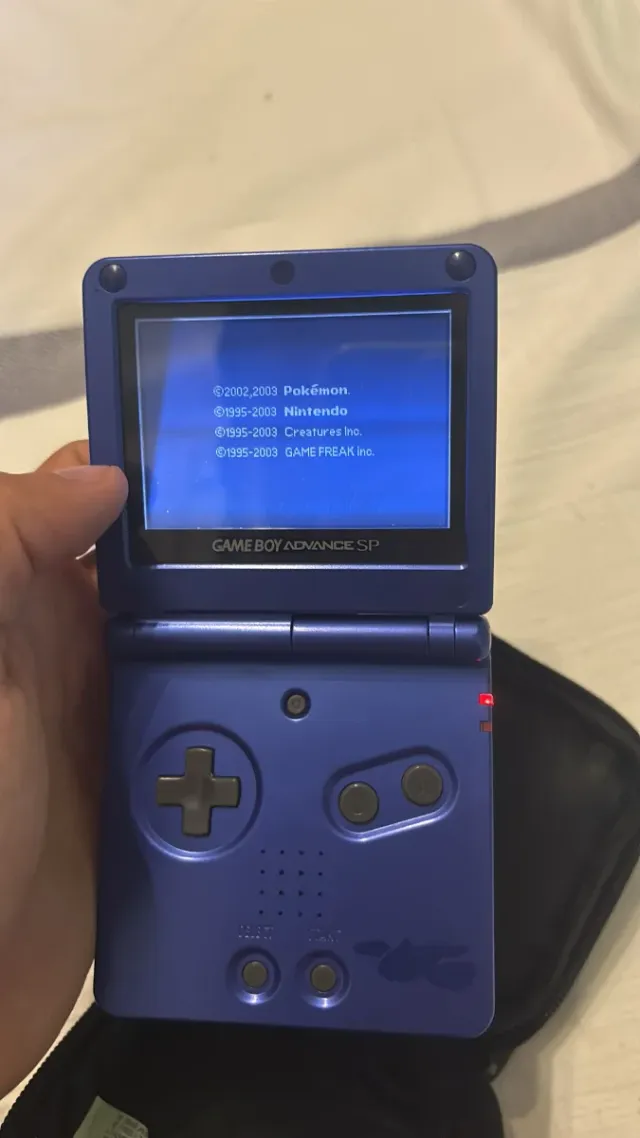 Game Boy SP Edición Zafiro Azul