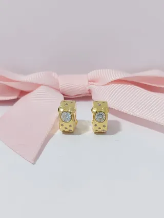 Pendientes Charms Pandora Oro