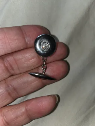 Pendientes Oro Blanco con  Diamante