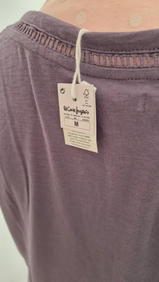 Camiseta Lila Talla M