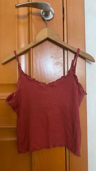 Camiseta tirantes roja