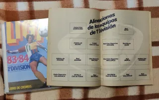 Colección cromos Liga 1983-84 ESTE 1ª División