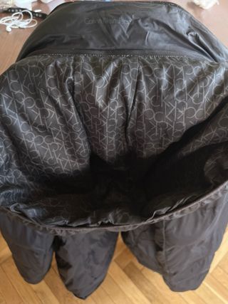 Abrigo Calvin Klein Negro/Gris