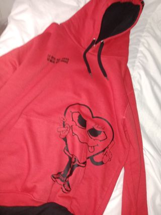 Chándal Rojo y Negro mafia del amor 