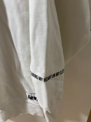 Sudadera Blanca Levi's