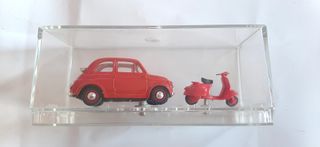 Modellino Vitesse Fiat 500 + Vespa Piaggio 50