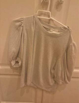 Camiseta corta manga abullonada