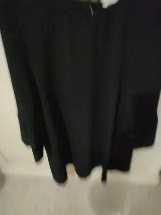 Abito donna nero manica a campana