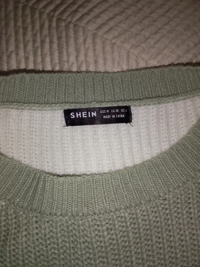 Jersey SHEIN rayas verde blanco