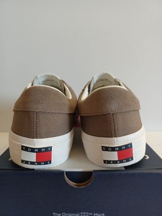 Zapatillas Tommy Jeans TJM Vulc. Skater Mix Marrón