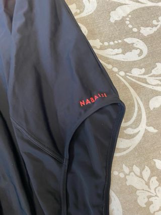 Bañador premamá Decathlon Negro y Rojo