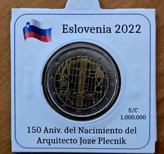 Eslovenia 2022 - 150 Aniversario Jože Plečnik