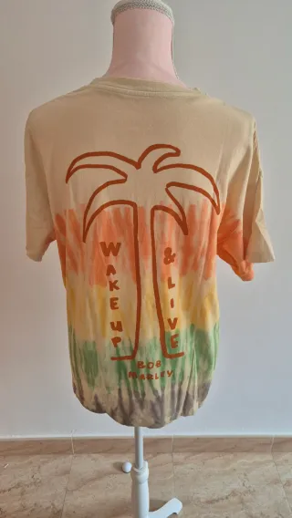 Camiseta Bob Marley Tie Dye Talla Única