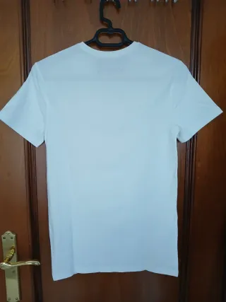 Camiseta Zara Hombre Blanca
