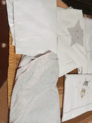 Sábanas Maxi Cuna Estrellas y Nubes 60x120