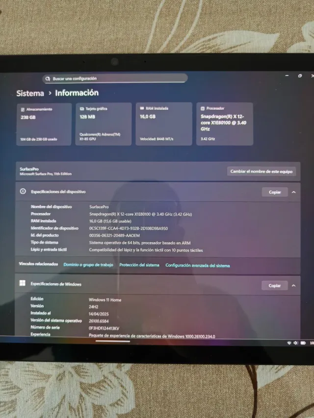 Microsoft Surface Pro 13" Snapdragon X Elite