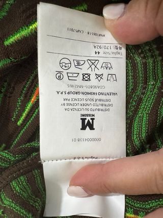 Cuerpo punto Missoni verde