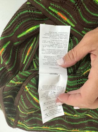 Cuerpo punto Missoni verde
