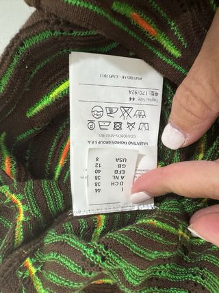 Cuerpo punto Missoni verde