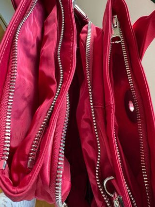 Bolso Bimba y Lola Lona Rojo Nuevo