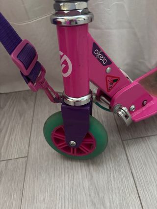 Patinete Oxelo niña rosa y morado